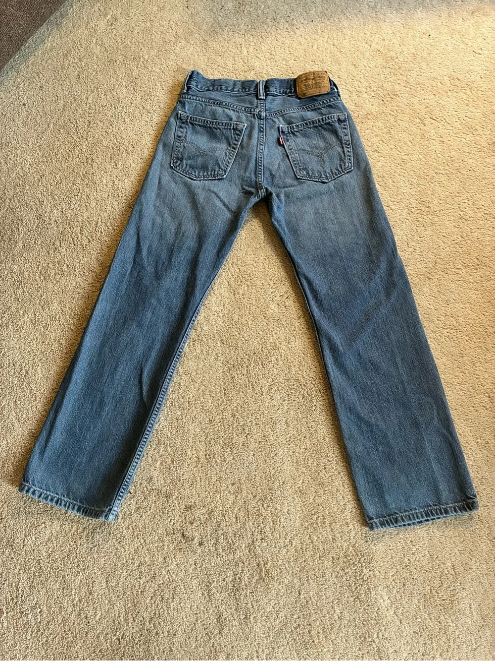 Levi's 550 Relaxed Fit Jeans Youth 14 Slim 25x27 Blue Denim 100% Cotton Vintage